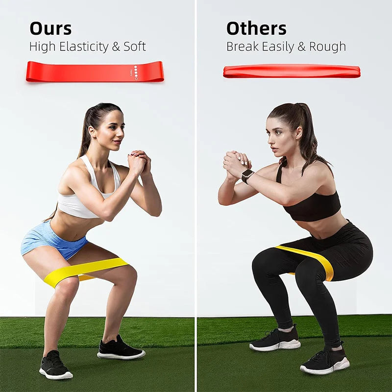 5-Level Resistance Bands Set – Home Workout & Recovery