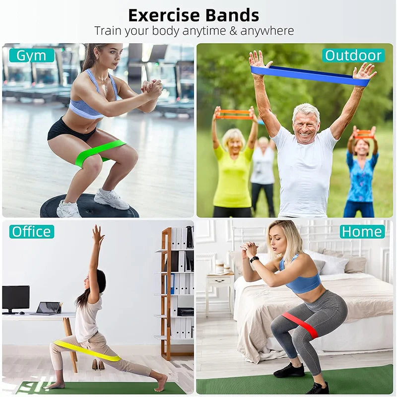5-Level Resistance Bands Set – Home Workout & Recovery