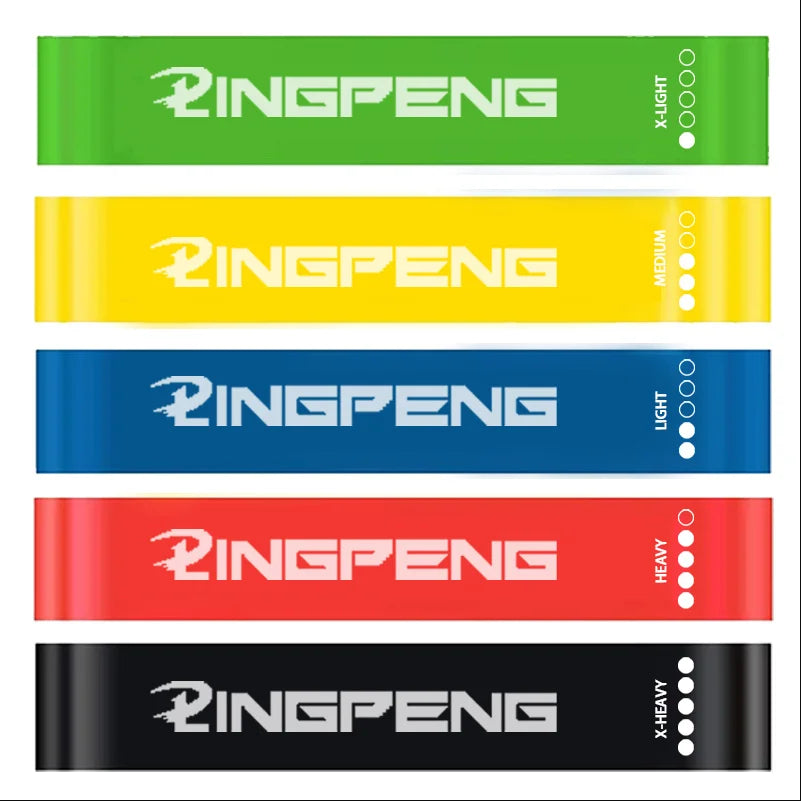 5-Level Resistance Bands Set – Home Workout & Recovery