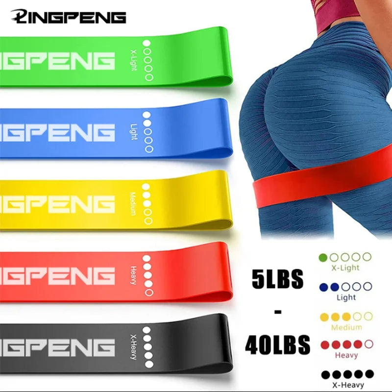 5-Level Resistance Bands Set – Home Workout & Recovery